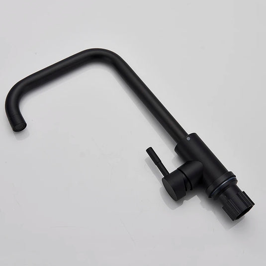 Matte Black Faucet for Kitchen Faucet Sink Water Tap for Kitchen Single Handle Cold and Hot Water